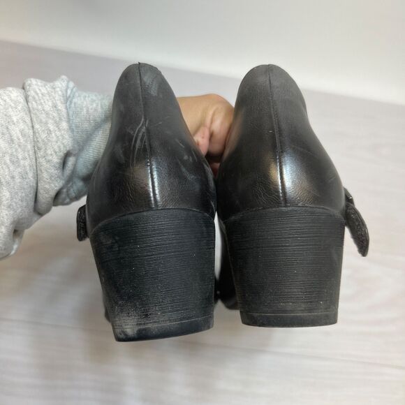 Dansko Roxanne Mary Jane Pumps Shoes Black Leather EU 39 US 8.5-9 - Picture 4 of 10